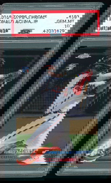 2018 Topps Chrome Ronald Acuna