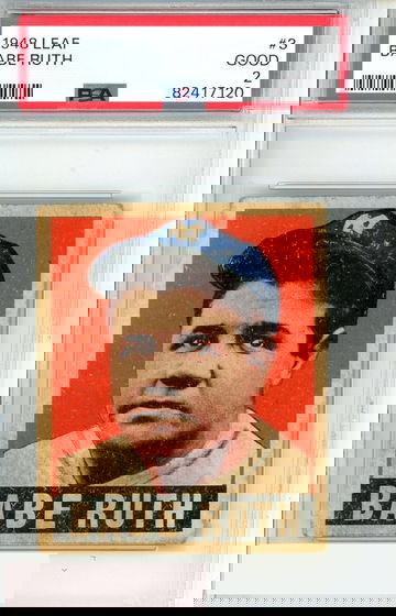 1948 LEAF BABE RUTH #3 PSA 2 GOOD