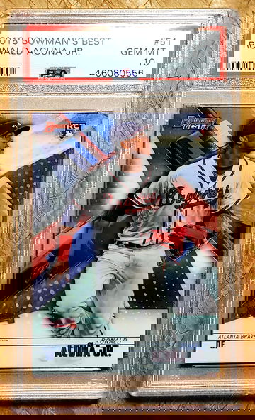 Ronald Acuna Jr 2018 Bowman's Best PSA 10 RC Rookie 51