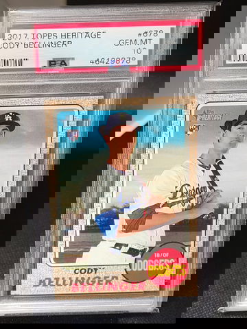 2017 Topps Heritage Cody Bellinger Psa 10