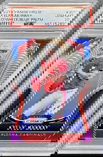 2019 Kyler Murray Panini Red White Blue Prizm #301 PSA 10 GEM MINT Rookie Card RC Arizona Cardinals