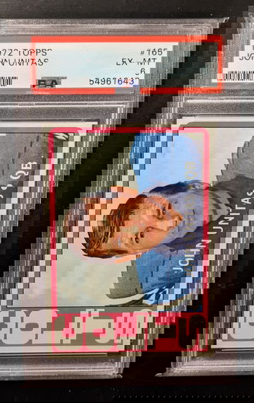 1972 Topps Johnny Unitas PSA 6 Centered