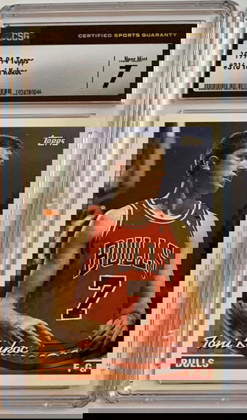 1993 - 94 Topps #316 Toni Kukoc RC Rookie - Graded CSG 7 NM Near Mint. New Label