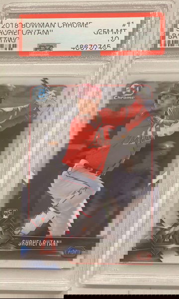 Shohei Ohtani 2018 Bowman Chrome