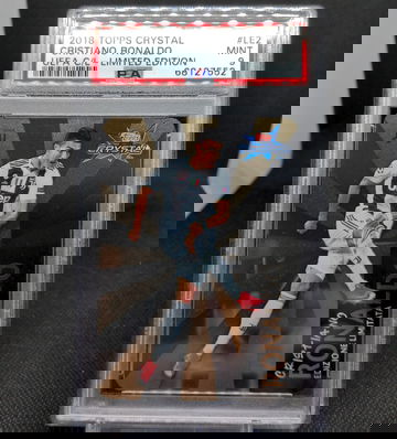 2018 Topps Crystal UEFA Champions LIMITED EDITION #LE2 Cristiano Ronaldo PSA 9