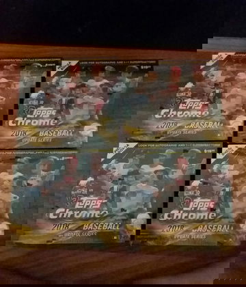 (4) 2018 Topps Chrome Baseball Mega Boxes