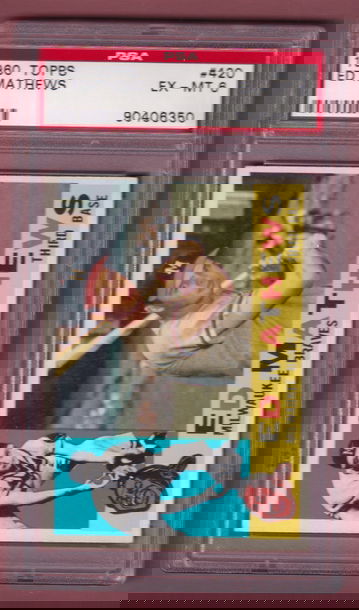 1960 Topps #420 Ed Mathews PSA 6