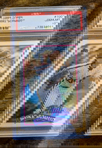 1989 Topps Mike Schmidt PSA 10
