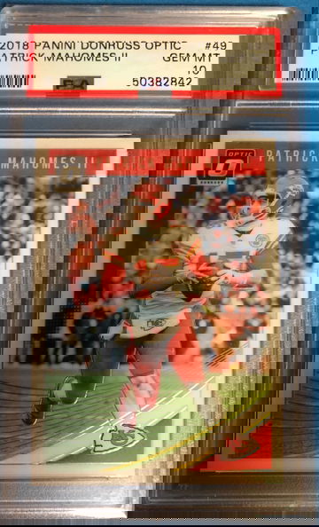 2018 Optic Patrick Mahomes PSA 10
