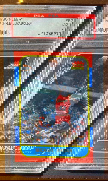 Michael Jordan 1986 Fleer