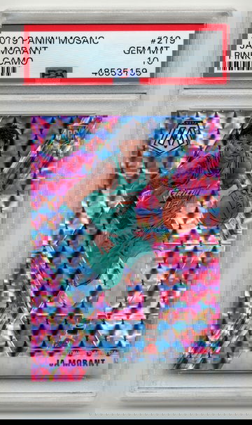 Ja Morant 2019-20 Mosaic Pink Camo Prizm PSA 10