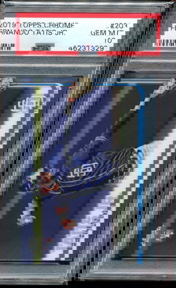 Fernando Tatis Jr. 2019 Topps Chrome Rookie PSA 10