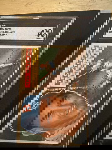 1956 TOPPS #5 TED WILLIAMS WHITE BACK SGC 4