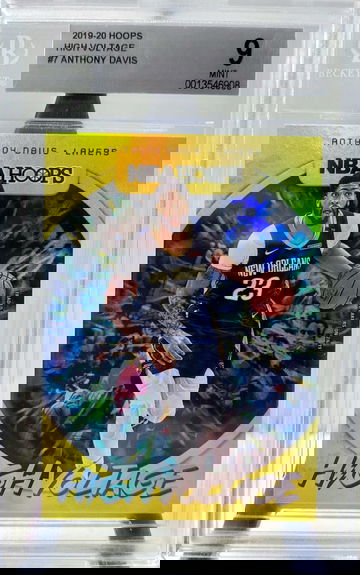 2019-20 Panini nba hoops anthony davis high voltage bgs 9