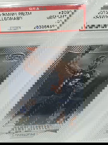 2012-13 kawhi leonard prizm rc psa 10