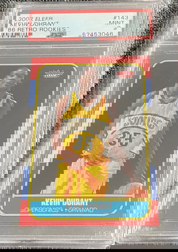 2007-08 Kevin Durant Fleer Retro RC PSA 9