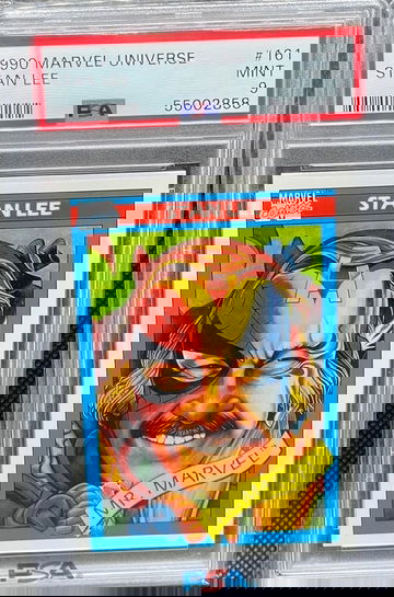 1990 Marvel Universe Stan Lee PSA 9