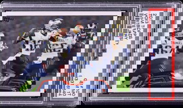 2013 Topps White Jersey Tom Brady #100 PSA 10 GEM MINT