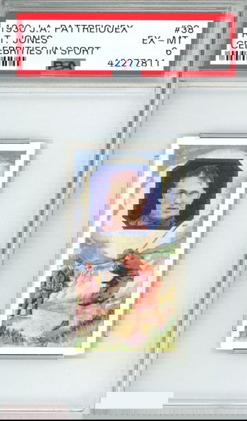 1930 J A  PATTREIOUEX CELEBRITIES IN SPORT R T  JONES #38 CELEBRITIES IN SPORT PSA 6 EX-MT