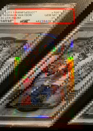 2017 Select Silver Prizm Deshaun Watson PSA 10