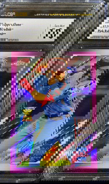 2021 Topps Chrome Pink Refractor ROOKIE Alec Bohm CSG 10 GEM MINT LOW POP!