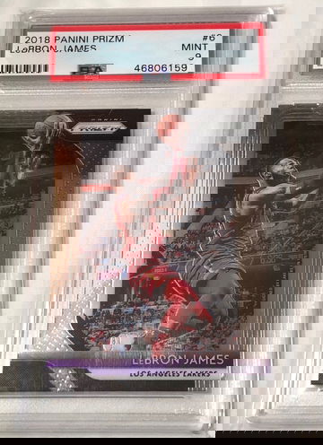 2018 PANINI PRIZM #6 LeBron James  MINT-9