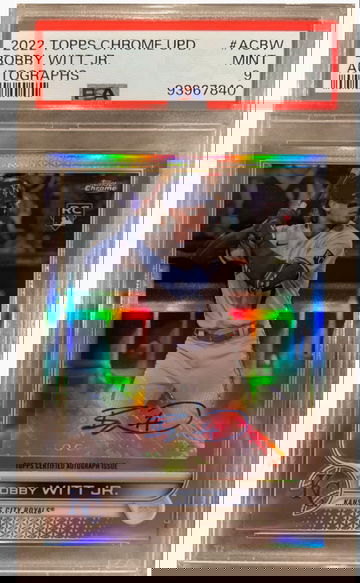 2022 Topps Chrome Update Bobby Witt Jr auto