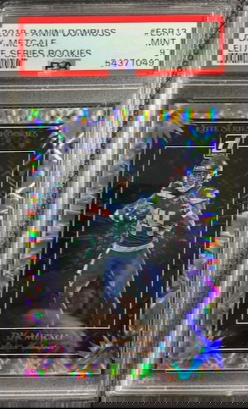 2019 Panini Donruss Elite Series Rookies #ESR13 DK Metcalf RC Rookie PSA 9 Mint