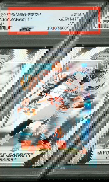 2017 Prizm Myles Garrett RC Rookie #242 Browns PSA 10