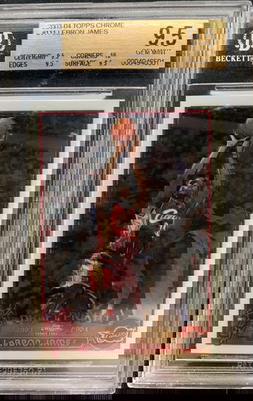 2003 Lebron James Topps Chrome True Gem+ 10 BGS