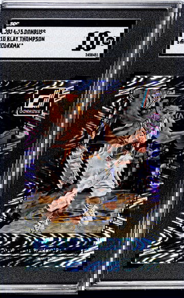 2014-15 Panini Donruss Swirlorama Klay Thompson #10 SGC 10