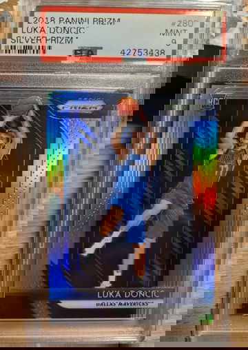 Luka Doncic RC Prizms Silver Rookie #280 PSA 9 2018-19 