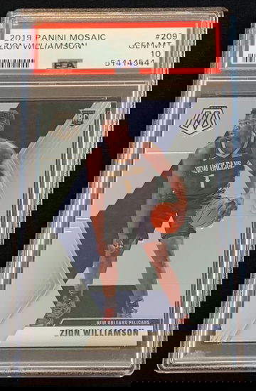 2019 Panini Mosaic Zion Williamson PSA 10