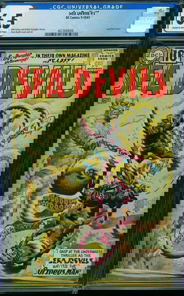 SEA DEVILS #1, CGC 6.5 FN+