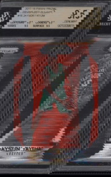 2017 Prizm Jayson Tatum red pulsar