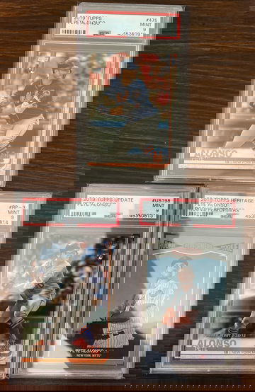 2019 Topps Pete Alonso Rookie (LOT x3 PSA 9’s)