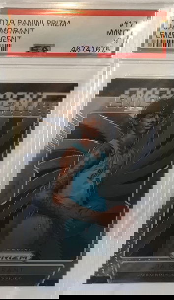 2019 Panini Prizm Ja Morant Emergent PSA 9-Mint