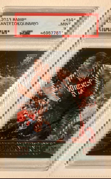 2013 Giannis Antetokounmpo Panini PSA 9 Rookie