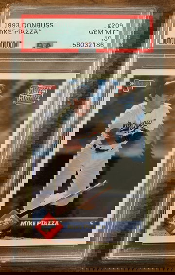 1993 Donruss Mike Piazza PSA 10