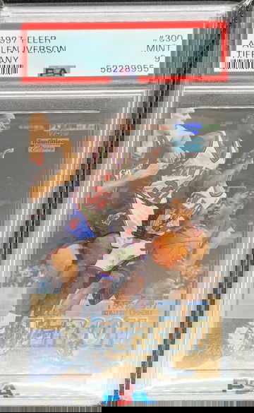 1997 Fleer Allen Iverson Tiffany PSA 9 MINT