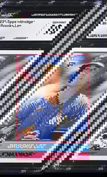 2025 Topps Heritage Brooks Lee RC #63 Minnesota Twins