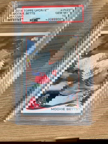 Mookie Betts 2014 Topps Update Rookie 