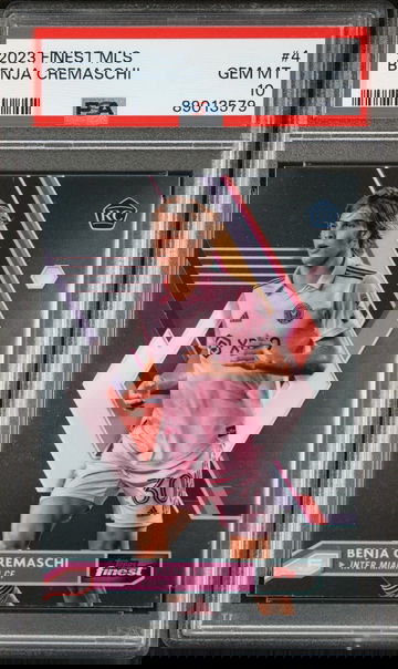 2023 TOPPS BENJA CREMASCHI FINEST MLS #4 PSA 10