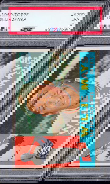 1960 TOPPS WILLIE MAYS PSA 5