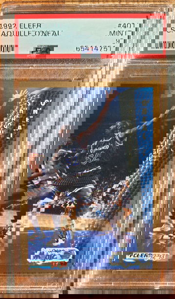 1992 Fleer Shaquille O'Neal PSA 9