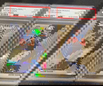 Jacob Eason Mosaic PSA Lot