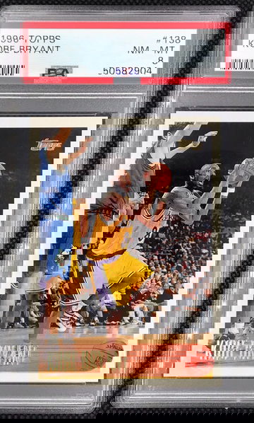 1996-97 Topps Kobe Bryant #138 RC PSA 8 Centered!