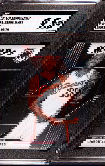 *MISLABELED* 2019-20 Panini Mosaic #298 LeBron James MVPs (Base version) SGC 9.5 Mint + Lakers