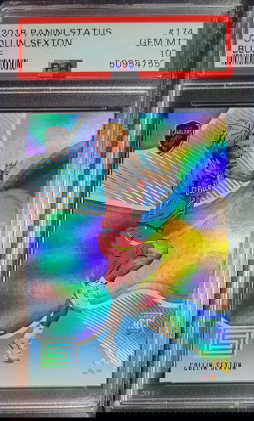 2018 Panini Status Blue Collin Sexton PSA 10