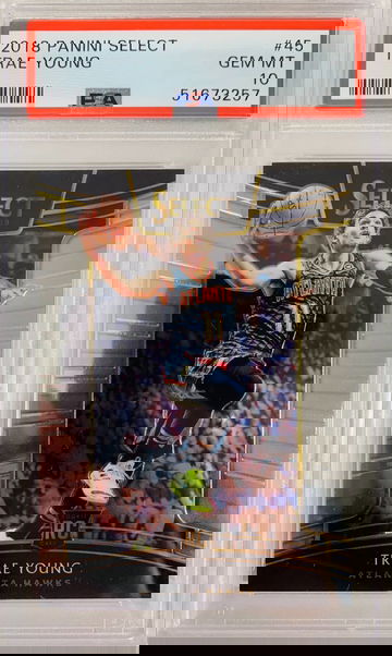 2018 Select Concourse Rookie Trae Young PSA 10 RC Atlanta Hawks